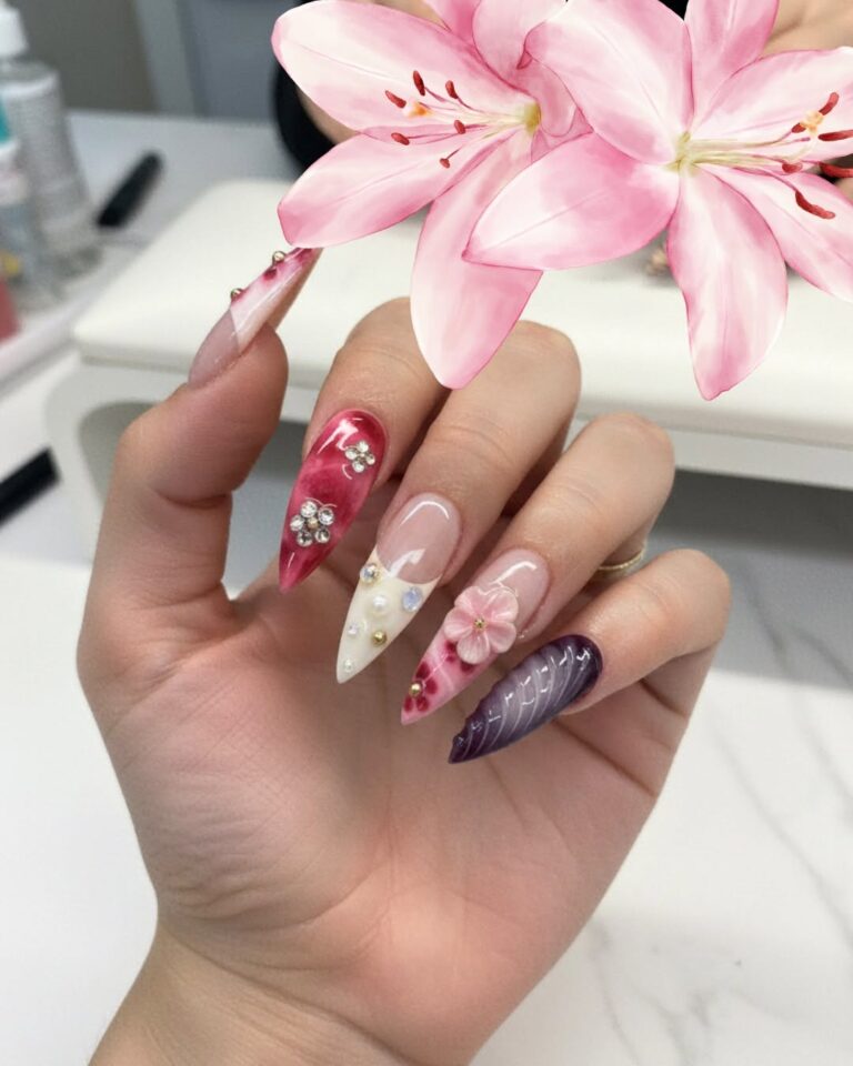 Nail art design at Unique Nails, London ON